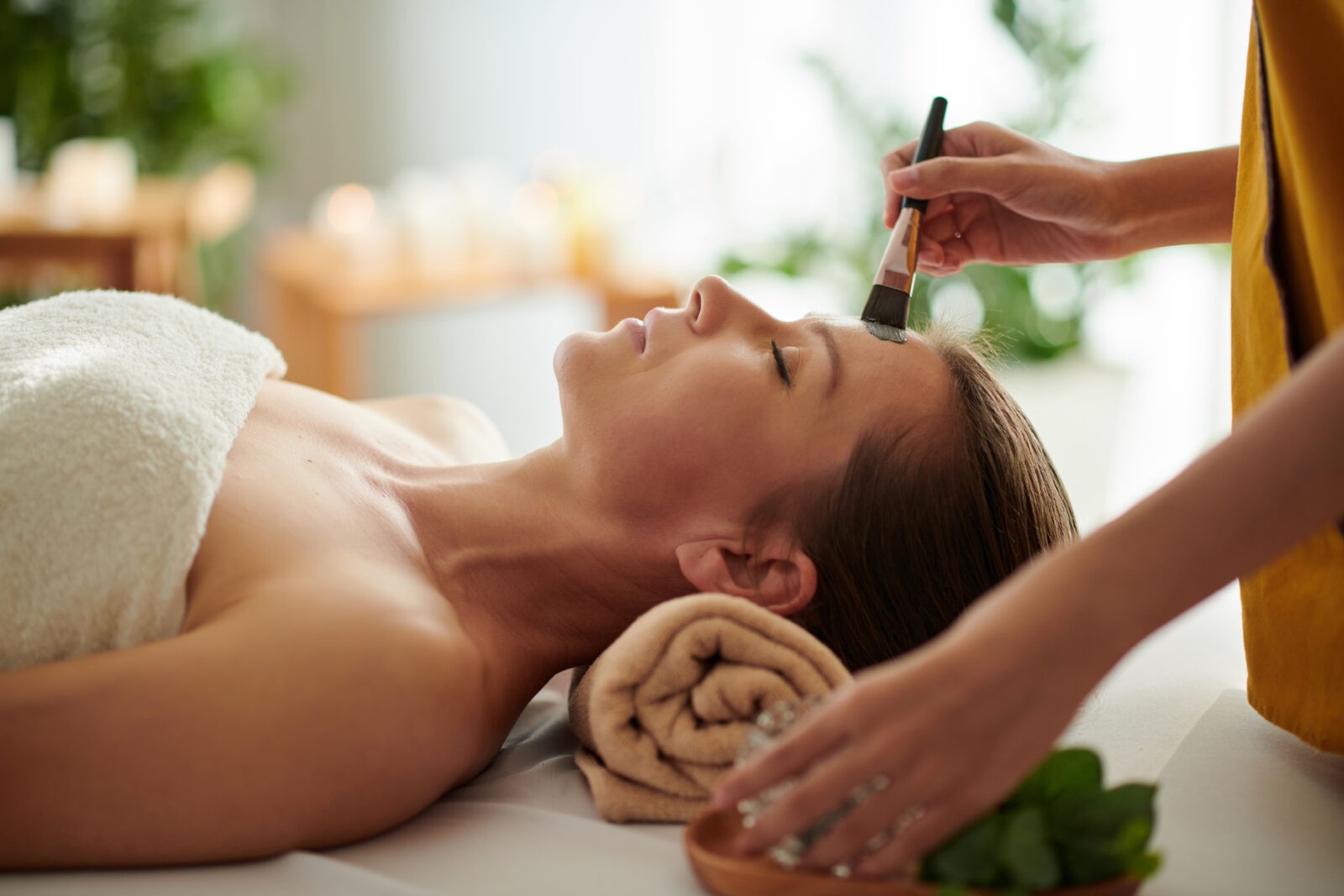 Woman Getting Spa Procedure